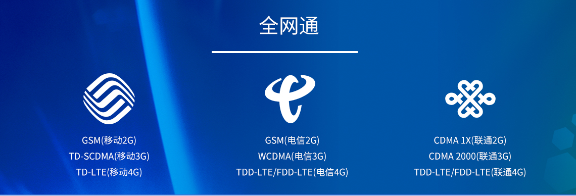 4G DTU網(wǎng)絡(luò)支持頻段