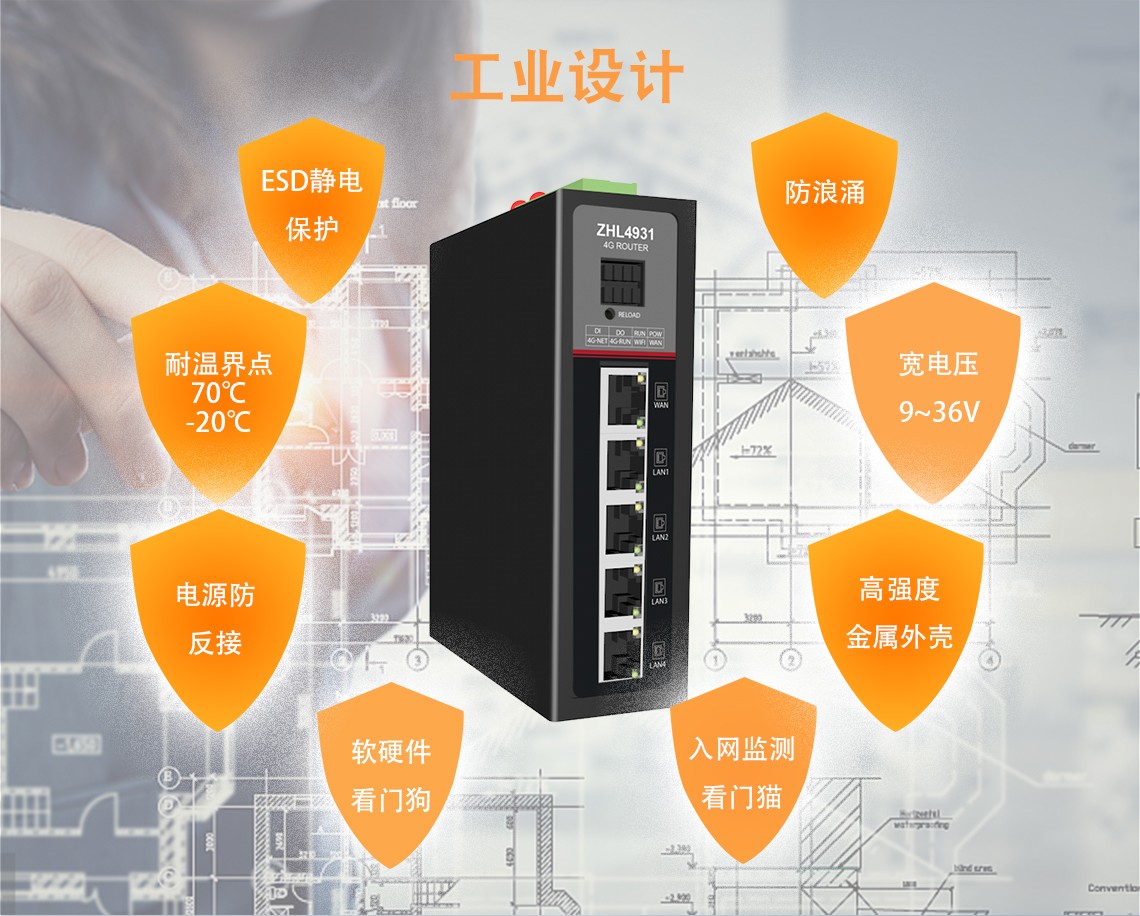 4G工業(yè)路由器工業(yè)防護(hù)設(shè)計